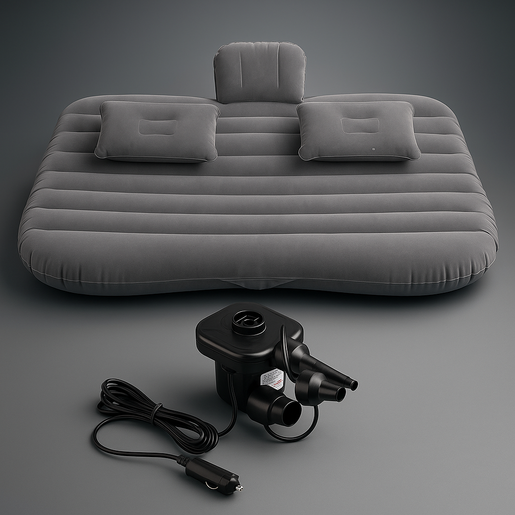 Car Travel Bed Mattress with 2 Air Pillows