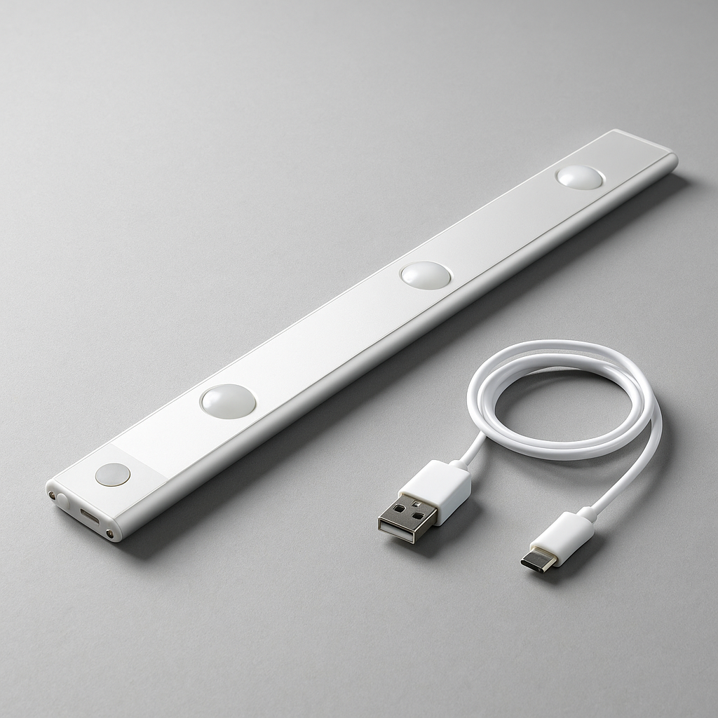 LED PIR Motion Sensor Cabinet  With USB Rechargeble