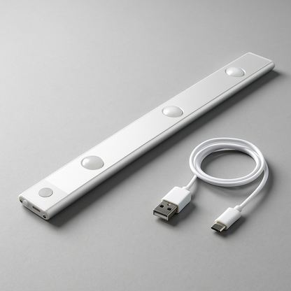 LED PIR Motion Sensor Cabinet  With USB Rechargeble