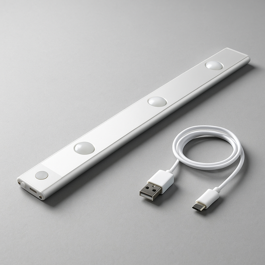 LED PIR Motion Sensor Cabinet  With USB Rechargeble