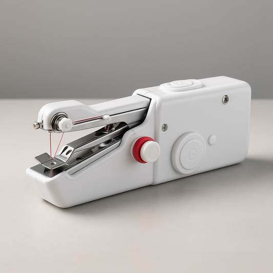 Stitch Handheld Cordless Portable White Sewing Machine